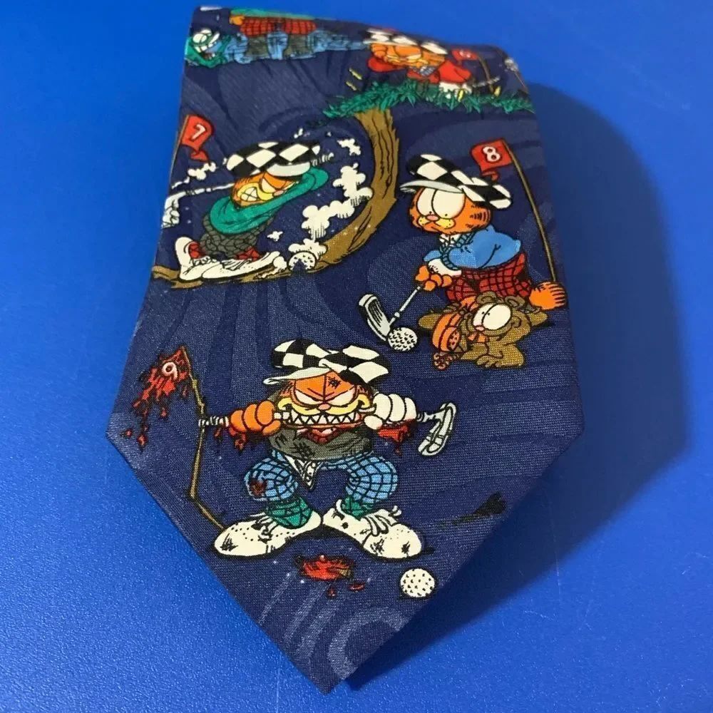 Vintage Garfield Golf Tie